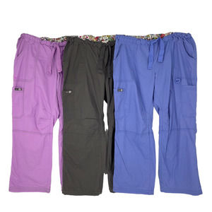 Lot 3 x Koi Lindsey Scrub Cargo Pants Kathy Peterson Women's Sz XL Petite #701